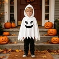 thumbnail image 2 of RMGVDSD Toddler Kids Baby Boys Clothes Halloween Ghost Poncho Cape Hooded Top Long Pants 2Pcs Holiday Party Fancy Dress Up Outfit Kids Boy Clothes, 2 of 9