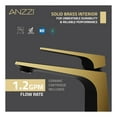 thumbnail image 6 of ANZZI Bathroom Faucet with Pop-Up Drain, Single-Handle Single-Hole in Matte Black / Brushed Gold, 6 of 8