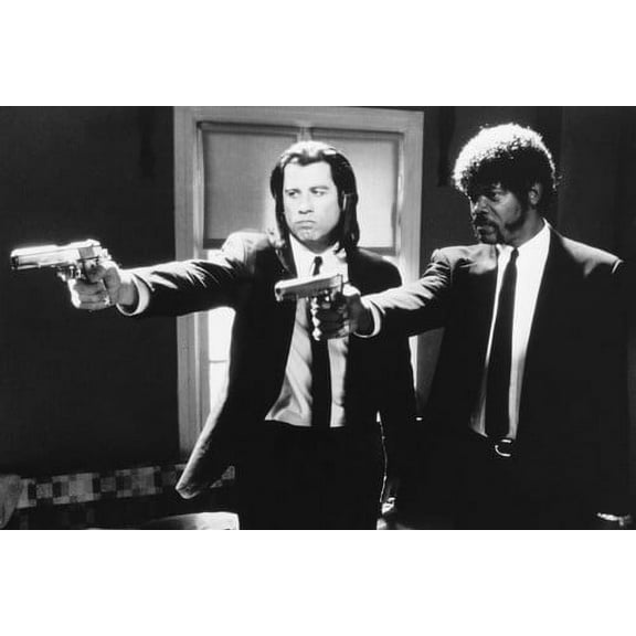 Samuel L. Jackson and John Travolta in Pulp Fiction 24x36 Poster