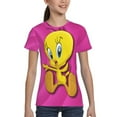 thumbnail image 4 of Looney Tunes Tweety Boys Girls T-Shirt 3d Print Graphic Short Sleeve Tee Shirt Tops For Kids Teens, 4 of 7