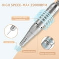 thumbnail image 3 of Handpiece for Electric Nail Drill Machine, Nail Drill Replacement Handle Pen Nail Polisher Grinder for 35000RPM Portable Nail Polishing Machine Replacement Part E22, 3 of 3