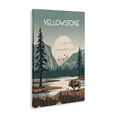 thumbnail image 4 of Stupell Industries Yellowstone Landmark View Landscape & Nature Painting Wrapped Canvas Art Print Wall Art, 24 x 36, 4 of 8