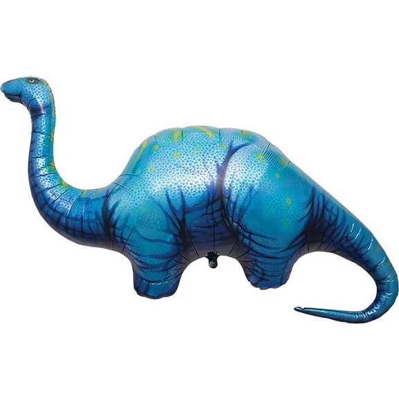 FLINT- Xl 38" Apatosaurus Dinosaur Super Shape Mylar Foil Balloon Party