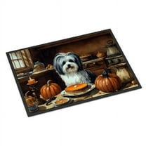Carolines Treasures DAC1778JMAT 24 x 36 in. Unisex Havanese Fall Kitchen Pumpkins Indoor or Outdoor Mat