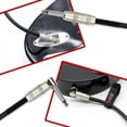 thumbnail image 4 of Cable de Instrumento Kirlin Negro Enchufe Recto a Ángulo Recto 10 Pies PVC, 4 of 6