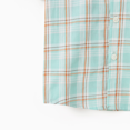 thumbnail image 4 of PatPat Family Matching Green Plaid Shirt or Ruffle Sleeves Bow Side Wrap Bottom Dress with Hidden Snap, 4 of 6