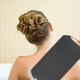 thumbnail image 1 of Esponja de baño de nailon - Gris, estropajo exfoliante con asas, 1 of 4