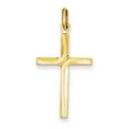 thumbnail image 1 of Pendentif Croix en Satin Finition Or Jaune 14K, 1 of 2