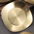 thumbnail image 4 of YAOMOBB Garbage Plate 304 Stainless Steel Spit Bone Dish Mirror Polished Square Utensil Kitchenware, 4 of 7