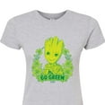 thumbnail image 3 of Marvel Guardians of the Galaxy - Groot Go Green St. Patrick's Day - Juniors Fitted Graphic T-Shirt, 3 of 5