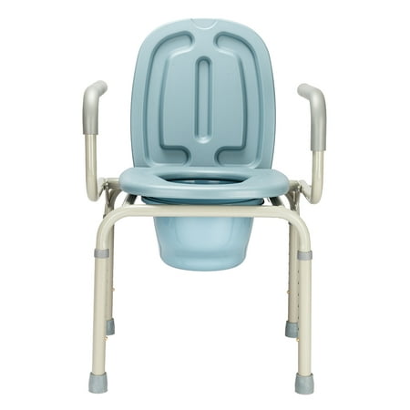 HBUDS Medical Drop-Arm Commode for Seniors and Elderly Medical Toilet