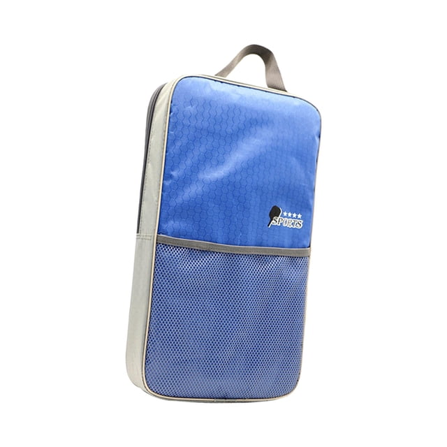 Almencla Pickleball Racket Bag Pouch Table Tennis Paddle Cover for Indoor Competition Blue Adult
