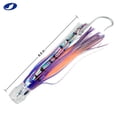 thumbnail image 4 of OCEAN CAT 6" Saltwater Trolling Lure Bag for Marlin Tuna Mahi Dolphin Durado Wahoo Free Mesh Offshore Big Game Lures, 4 of 6