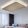 thumbnail image 2 of Vintage Brown Fluorescent Light Covers, Farmhouse Retro Dark Solid Color Linen Texture Magnetic Light Covers for Ceiling Lights, Fluorescent Ceiling Shade for Classroom Bedroom Office 4x2Ft x 3PCS, 2 of 8