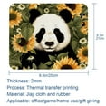 thumbnail image 5 of Panda 8.3x9.8 Inch Square Non-Slip Rubber Bottom Printed Mouse Pad, Desk Pad for Office and Gaming, 5 of 6