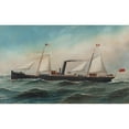 thumbnail image 3 of Antonio Jacobsen 18x13 Black Modern Framed Museum Art Print Titled - Antilia (1893), 3 of 5