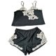 thumbnail image 2 of Pajama For Women Sleep Tops Home Clothes Embroidered Pyjamas Set Nightwear Mujer, 2 of 7