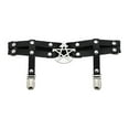 thumbnail image 2 of Porte-Jarretelles Ajustable en Cuir PU Forme de Jambe Noir, 2 of 7
