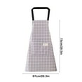 thumbnail image 3 of Modern Gray Nylon Apron, Breathable Adult Workwear for Multipurpose Use in Kitchen, Workshop, and Garden, Lightweight and Stylish Protective Gear, 3 of 7