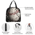 thumbnail image 4 of Balery Baseball Breaking Glass Bolsa de Almuerzo Aislada – Caja de Almuerzo con Papel de Aluminio Grueso, Mantiene la Comida Fresca por 4 Horas, 4 of 8