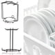 thumbnail image 5 of Naiovety Soporte para taza de café de acero inoxidable, elegante estilo Simple, 6 ganchos, hogar, cocina, café, cuchara, placa, soporte, Base, Juegos de servir café y té, 5 of 6