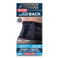 thumbnail image 2 of Copper Fit Ultra Support Back Brace – Plus Size (Fits Waist 36”–56”), Unisex, Black, 2 of 6