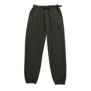 Krumba Men's Anti-Pilling Outdoor Micro-Fleece Zip Pants with Belt Size XL Green