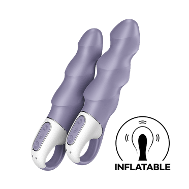 Satisfyer Air Pump Vibrator 1 | Inflatable Vibrator | G-spot Vibrator | G-spot Stimulation | Adjustable Diameter | Skin-Friendly Silicone | 12 Vibration Programs | Rechargeable Battery