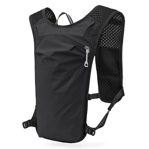 Outdoor Cycle Backpack, Lightweight Nylon Shoulder Bag for Running, Hiking, Fishing, with Front Pocket and Mesh Straps