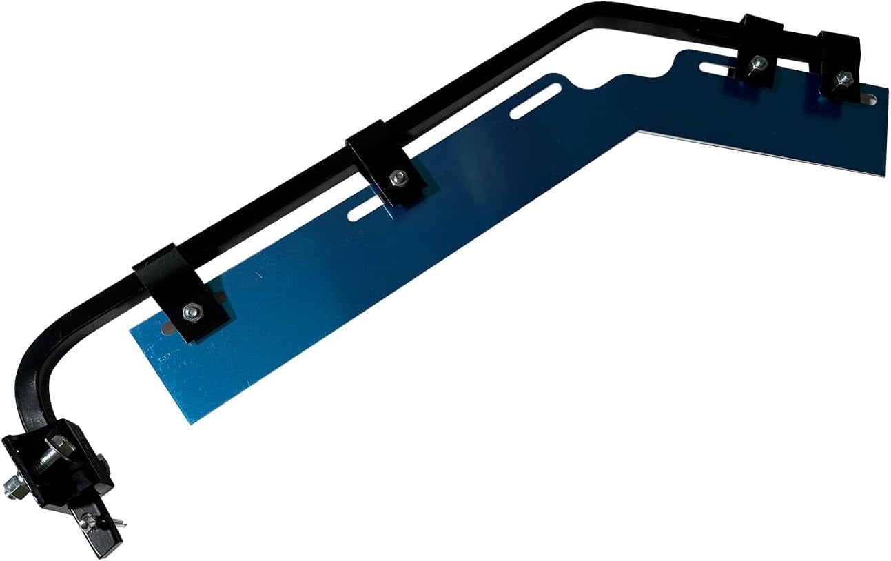 Pair Straight Mud Flap Hangers Kit 30" Use 24" Wide Semi Truck Mudflaps Steel Bracket,w/Aluminum Mud Flap Reflector for Universal Trucks Trailers, RVs Kenworth Peterbilt International Mack