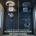 thumbnail image 2 of GANPE LED Sensor Mirror, 40 inch Round Human Body Induction Wall Mounted Mirror with Lights, 2 of 5