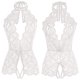 thumbnail image 3 of Lencería Sexy de encaje transparente para mujer, Body de peluche de fantasía, ropa de dormir femenina, entrepierna abierta, Babydoll, mini falda sexual, ropa interior, 3 of 5