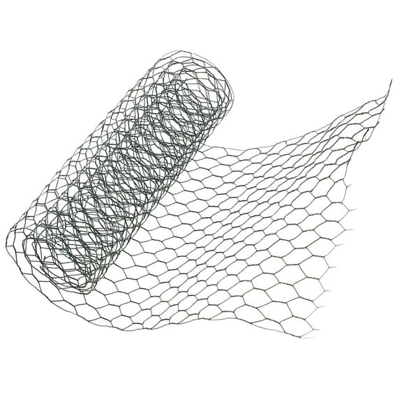 HEMOTON Chicken Wire for Glower Arrangement Small Poultry Netting Mesh Green