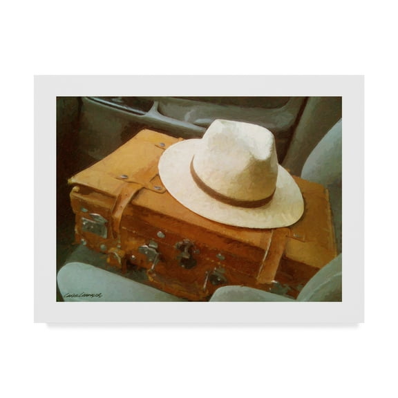 Trademark Fine Art 'The End Whtie Hat' Canvas Art by Carlos Casamayor