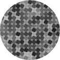 thumbnail image 1 of Ahgly Company Machine Washable Indoor Round Transitional Gunmetal Gray Area Rugs, 6' Round, 1 of 7