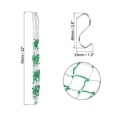 thumbnail image 2 of Uxcell 22" Slow Hay Feeder, Nylon Feed Hay Net with Stainless Steel Hook, Green, White 1 Set, 2 of 6