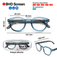 thumbnail image 4 of Lentes para computadora dioptria +1.00 B+D  Blue Ban Readers, 4 of 8