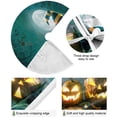 thumbnail image 2 of FMSHPON Halloween Pumpkin Xmas Christmas Tree Skirt Stand Mat for Holiday Party Decoration Indoor Outdoor 48 inches, 2 of 6