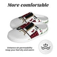 thumbnail image 6 of Wukai Vintage Buffalo Plaid Christmas Camper Print Women's Indoor Bedroom Slipper Slip On Shoes, Unisex House Shoes with Anti-Skid Sole for Men, Gift for Women Men-13, 6 of 7