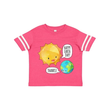 

Inktastic Happy Earth Day Earth and the Sun Boys or Girls Toddler T-Shirt