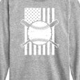 thumbnail image 3 of Instant Message - Baseball Flag - Kids Long Sleeve Tee, 3 of 6