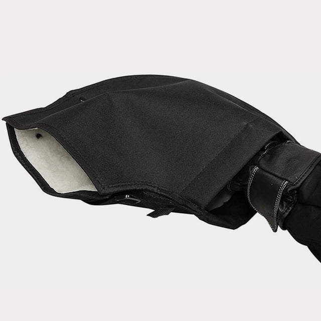 Moluckfu 2Ud Guantes Protectores Para Motocicleta Con Cubierta Impermeable Y Aislamiento Térmico Para