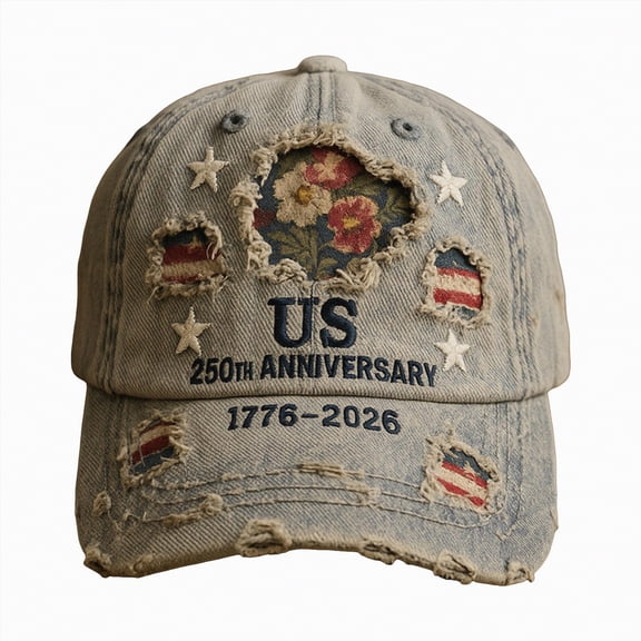 KPOPLK 250th Anniversary 1776 2026 USA July 4th Sandwich Baseball Cap Breathable,Adjustable Outdoor Hat,US 250 Years Trucker Hats,OTHER