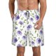 thumbnail image 1 of Balery Purple Chicory Traje de Baño Estilo Hawaiano para Hombre, Shorts de Secado Rápido con Bolsillos-X-Large, 1 of 6