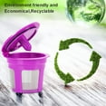 thumbnail image 3 of SHAR 6Pcs Reusable K Cups For Keurig, Reusable K CUP Coffee Filter Refillable Single K CUP for Keurig BPA Free（Purple+ spoon）, 3 of 5