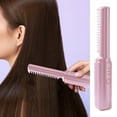 thumbnail image 4 of Tnobhg Hair Straightening Comb Portable Wireless Adjustable Temperature USB Rechargeable Straighten Comb for Travel Salon Use, 4 of 8