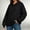 Black, variant on Hueoook Plus Size Hoodies for Women Trendy Fall Sweatshirts Trendy Casual Hooded Drawstring Long Sleeve Sweatshirt Top Pink 2X