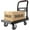 Silent Wheel 560 LBS, variant on Foldable Push Cart Platform Cart,Moving Platform Hand ,Foldable for Easy Storage and 360 Swivel Silent Wheel.(560 lbs)