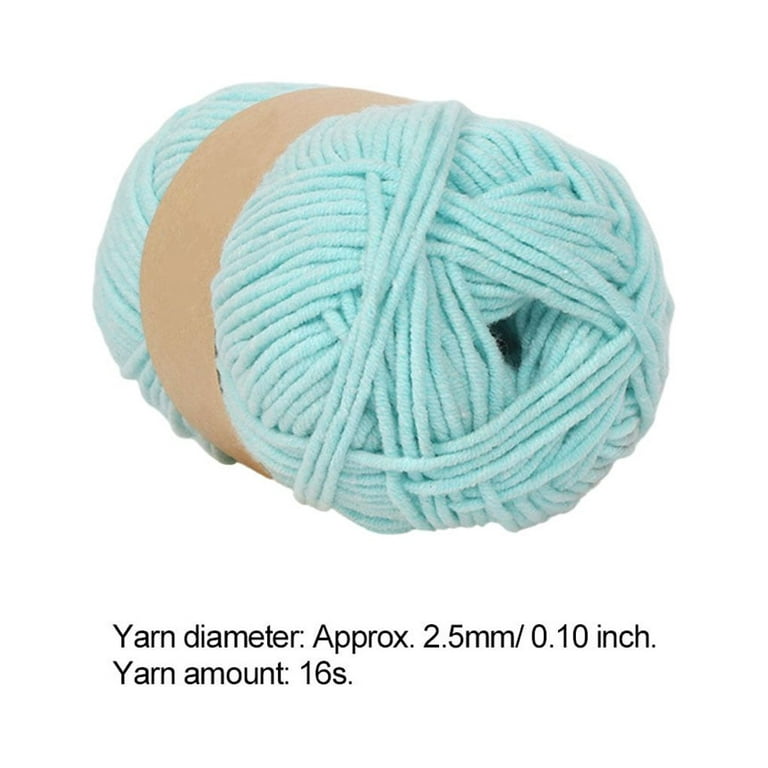 50G 5MM Thick Handknitting Yarn Winter Warm Soft Wool Yarn for Crocheting  Sweater Scarf