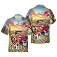 thumbnail image 3 of Be My Valentine's Beagle Truck Full of Love Flower Balloon Hawaiian Shirt Breathable Summer Unisex Merch Beagles Dog Lover Gifts Idea - 02029, 3 of 6